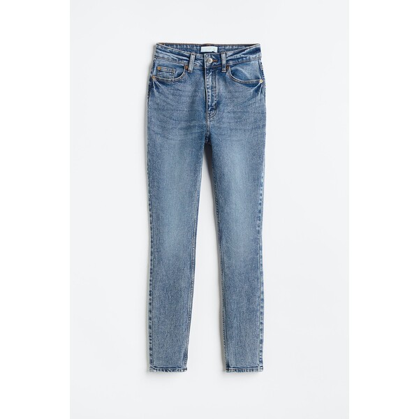 H&M Skinny High Jeans - 1124259014 Jasnoniebieski denim