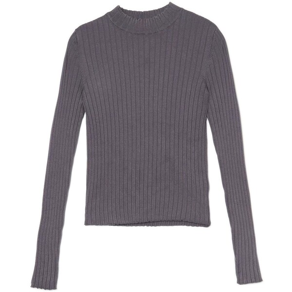 Cropp Szary sweter z półgolfem 4338Y-93X