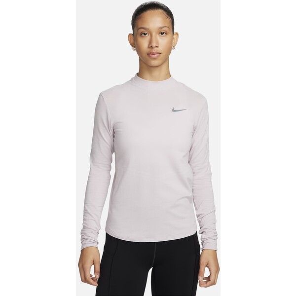 Damska koszulka z długim rękawem i półgolfem do biegania Dri-FIT Nike Swift FB6845-019