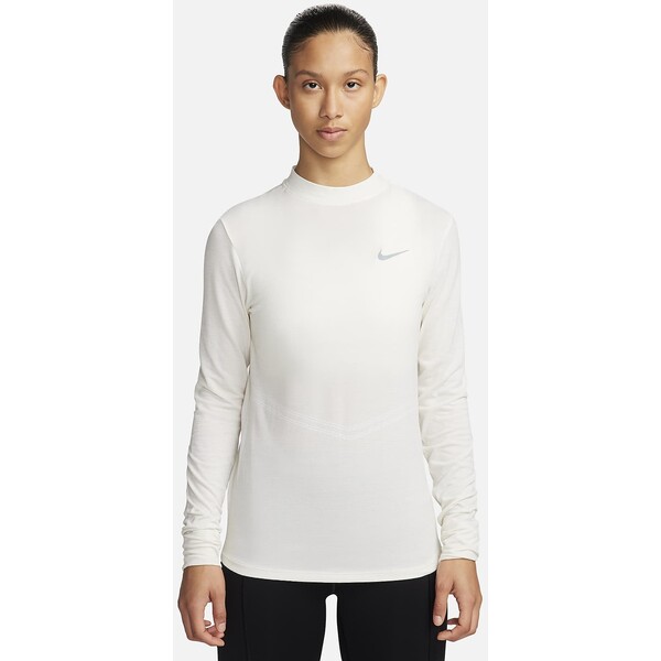 Damska koszulka z długim rękawem i półgolfem do biegania Dri-FIT Nike Swift FB6845-133