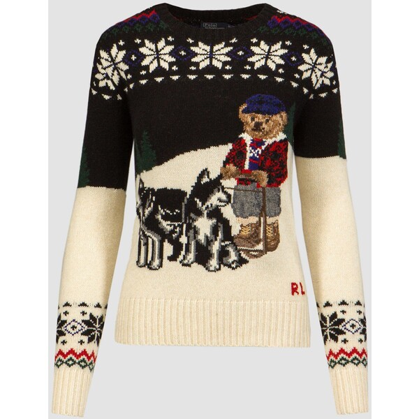 Sweter wełniany damski Polo Ralph Lauren 211916175-999 211916175-999