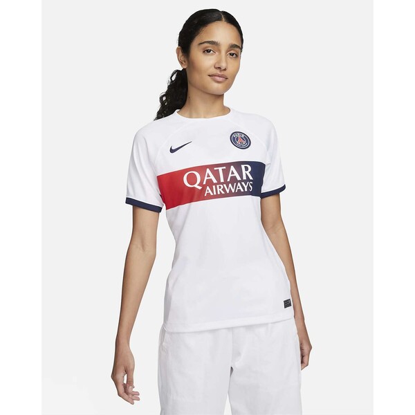 Damska koszulka piłkarska Nike Dri-FIT Paris Saint-Germain Stadium 2023/24 (wersja wyjazdowa) DX2734-101