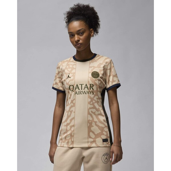 Nike Damska koszulka piłkarska Jordan Dri-FIT Replica Paris Saint-Germain Stadium 2023/24 (wersja czwarta) FD6506-201