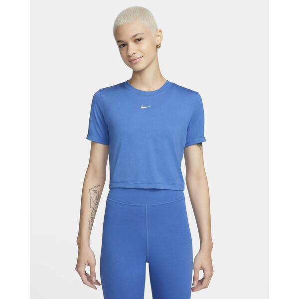Damski T-shirt o krótkim dopasowanym kroju Nike Sportswear Essential FB2873-402