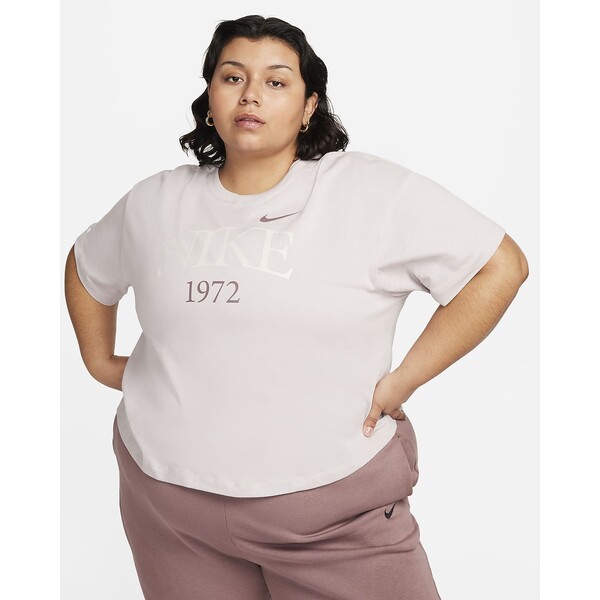 T-shirt damski (duże rozmiary) Nike Sportswear Classic FQ6602-019