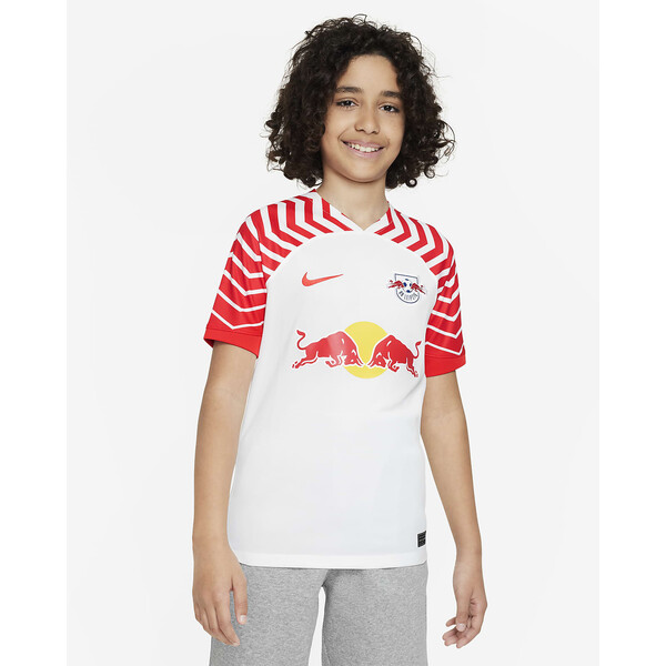 Koszulka piłkarska dla starszych dzieci Nike Dri-FIT RB Lipsk Stadium 2023/24 (wersja domowa) FJ6275-100