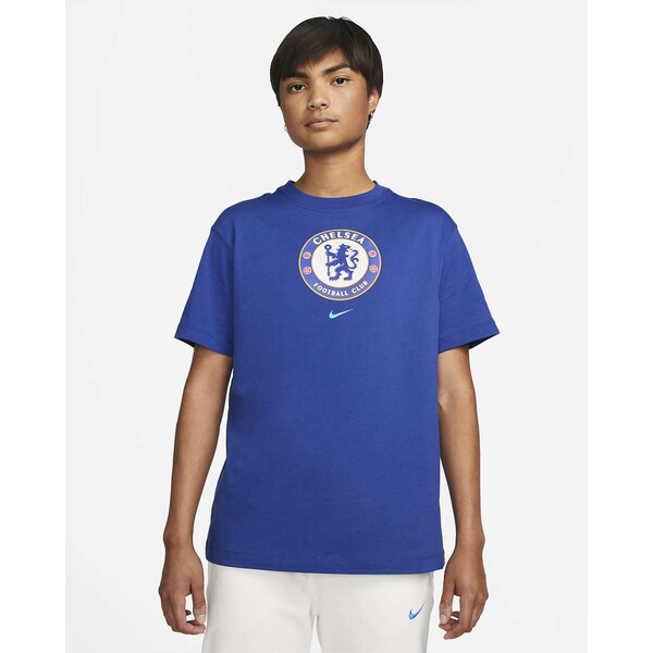 Nike Damski T-shirt piłkarski Chelsea F.C. Crest DJ1651-495