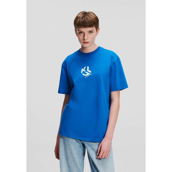 Karl Lagerfeld Jeans T-shirt z nadrukiem K3W21D00X-K11