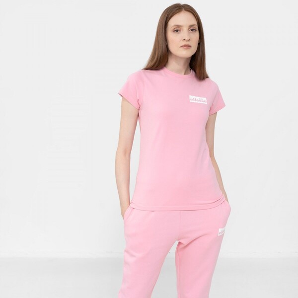 Damski t-shirt basic ELLESSE Sortino - różowy