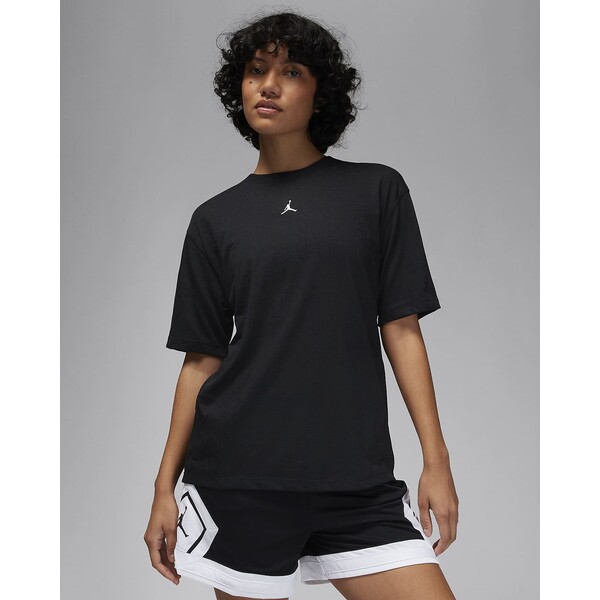 Nike Damska koszulka z krótkim rękawem i motywem otwartego rombu Jordan Sport FN5116-010