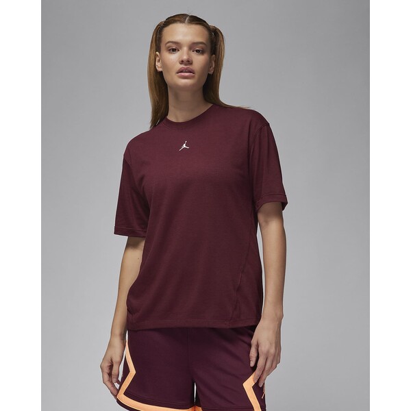 Nike Damska koszulka z krótkim rękawem i motywem otwartego rombu Jordan Sport FN5116-681