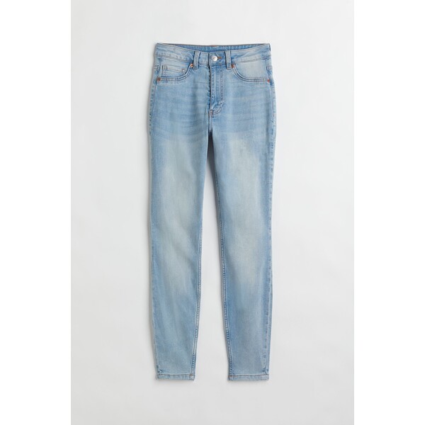 H&M Skinny High Jeans - 1025457026 Jasnoniebieski denim