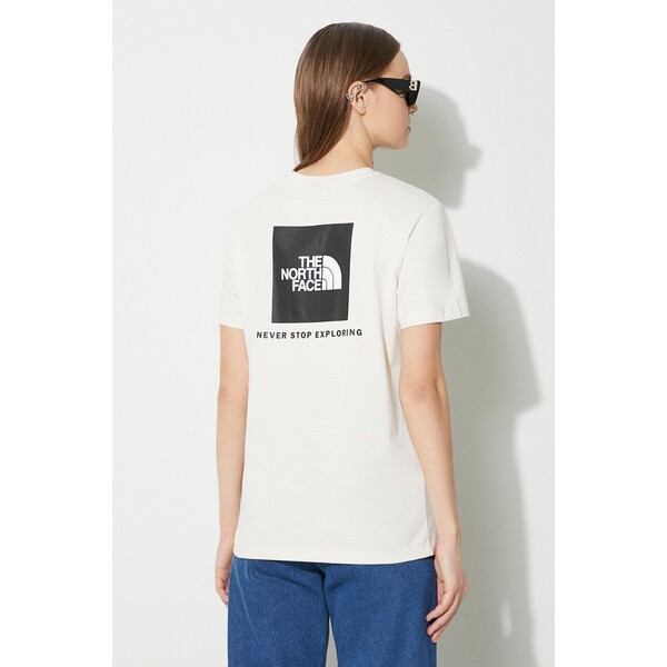 The North Face t-shirt bawełniany W S/S Relaxed Redbox Tee NF0A87NKQLI1