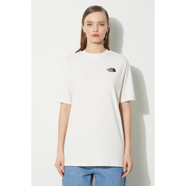 The North Face t-shirt bawełniany W S/S Essential Oversize Tee NF0A87NQQLI1