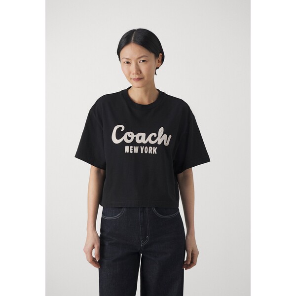 Coach T-shirt z nadrukiem COH21D01A-Q11