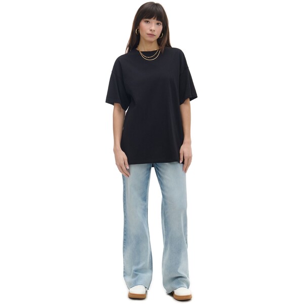 Cropp Czarny T-shirt oversize 0154Z-99X