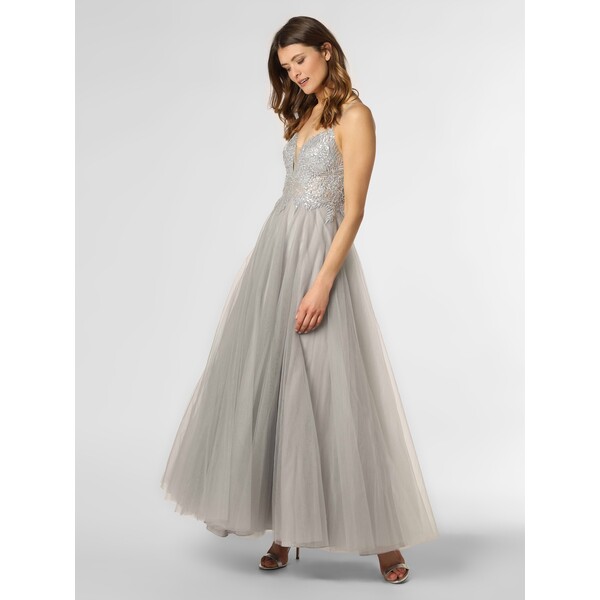 Luxuar Fashion Damska sukienka wieczorowa z etolą 544730-0001