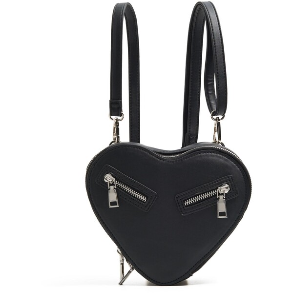 Cropp Czarna torebka i plecak w kształcie serca 1810Z-99X