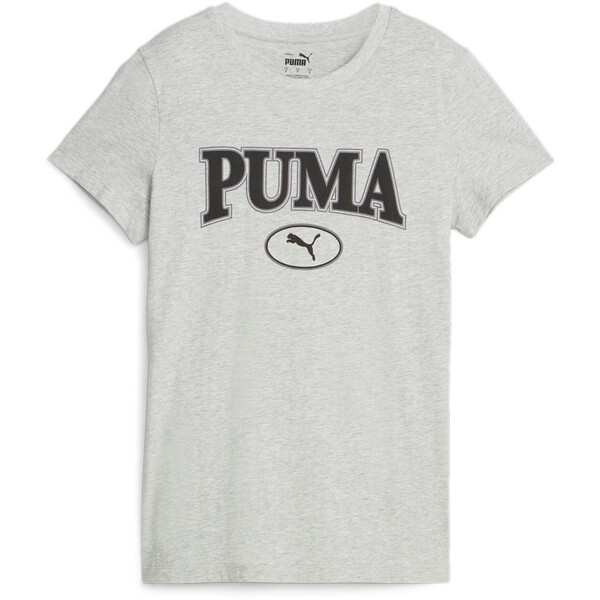 Koszulka damska Puma SQUAD GRAPHIC szara 67661104