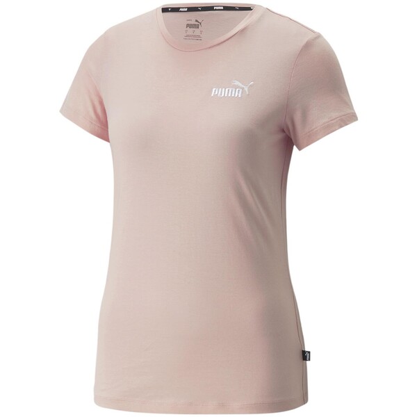 Koszulka damska Puma ESS+ Embroidery różowa 84833147
