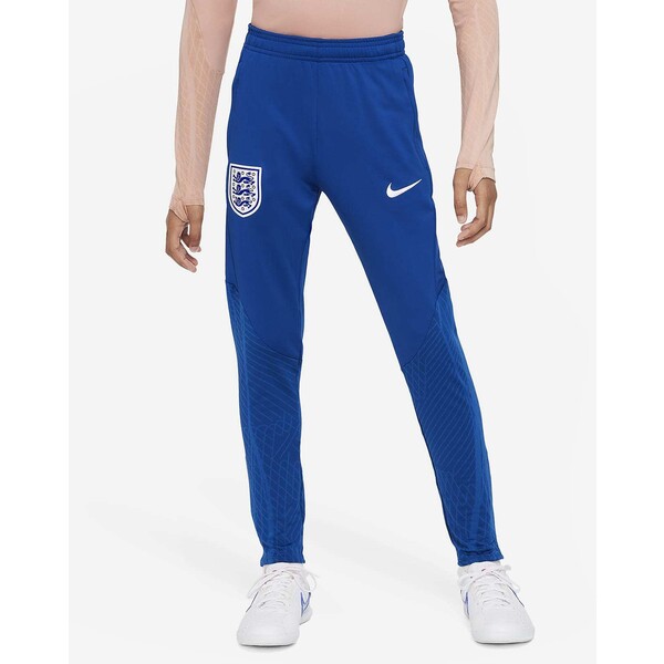 Spodnie piłkarskie z dzianiny dla dużych dzieci Nike Dri-FIT Anglia Strike DZ2509-431