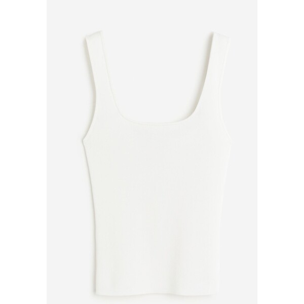 H&M Koszulka w prążki - 1149299001 Biały