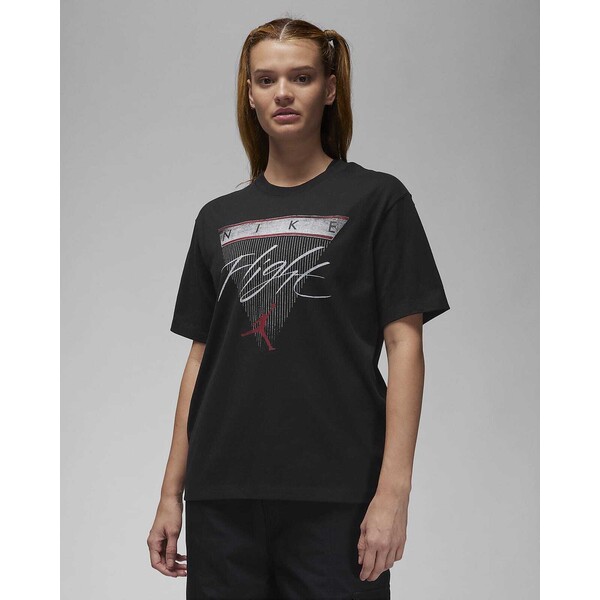 Nike Damski T-shirt z nadrukiem Jordan Flight Heritage FQ3240-010