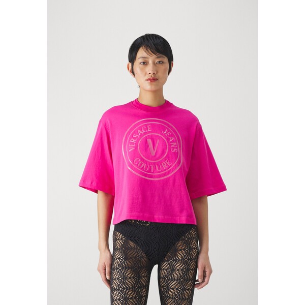Versace Jeans Couture T-shirt z nadrukiem VEI21D0DE-J11