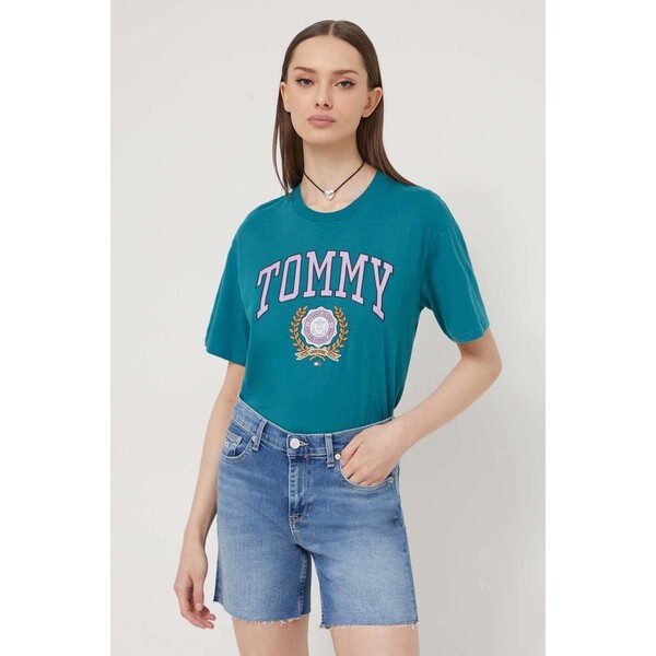 Tommy Jeans t-shirt bawełniany DW0DW17824