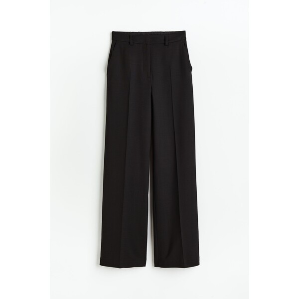 H&M Eleganckie spodnie wełniane - 1134131002 Czarny