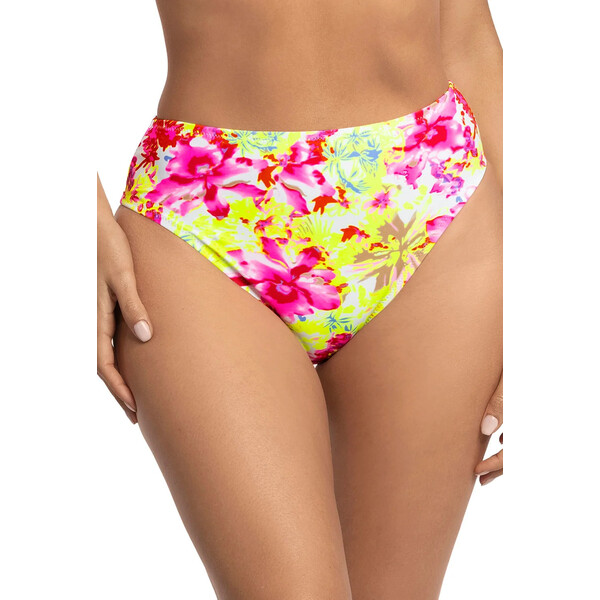 Gatta Dół od stroju kąpielowego - bikini z wysokim stanem Floral 05