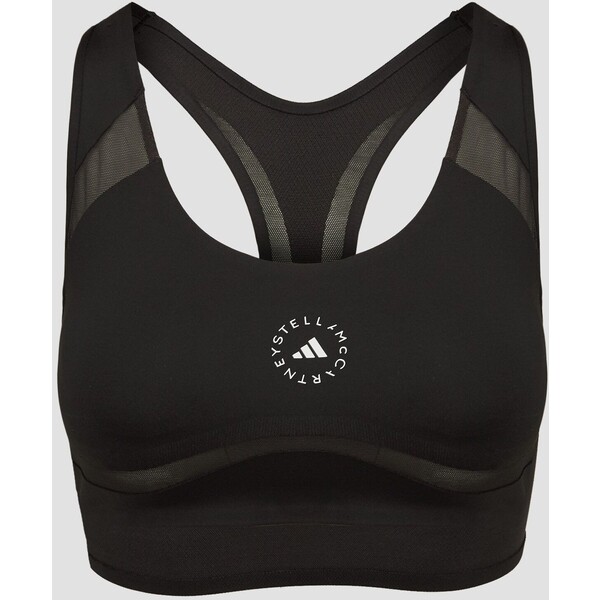 Adidas by Stella McCartney Czarny stanik sportowy damski Stella McCartney Asmc Tpr Pi Bra ib5520-black ib5520-black