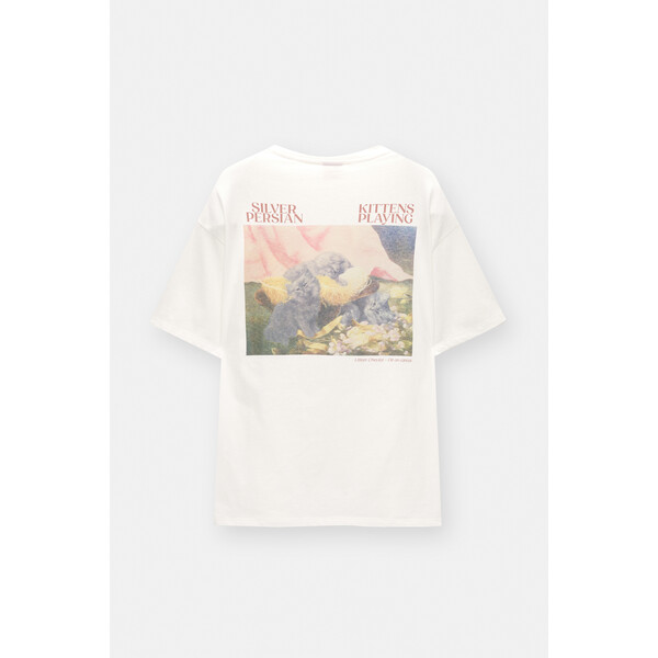 Pull&Bear Koszulka Lilian Cheviot 3243/369