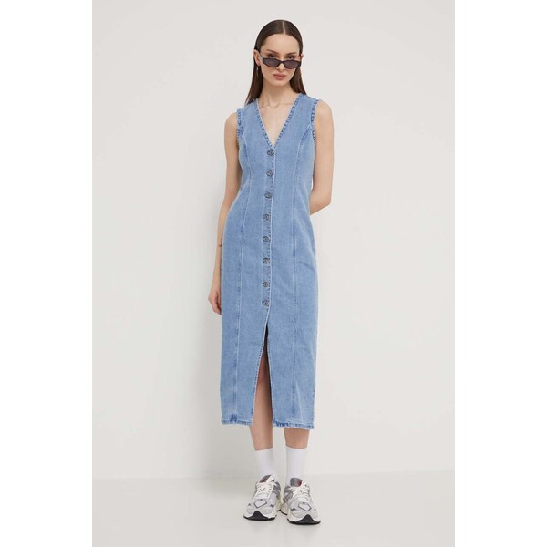 Abercrombie & Fitch sukienka jeansowa KI159.4048.278