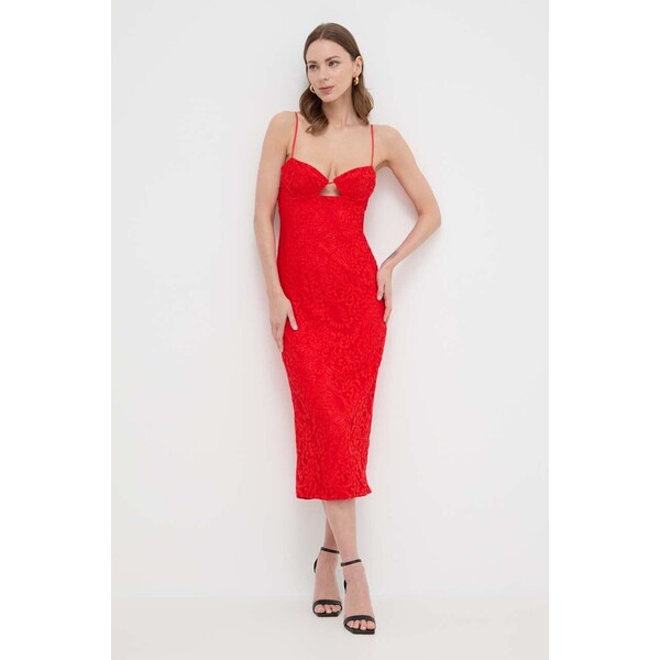 Bardot sukienka 58567DB.FIRE.RED