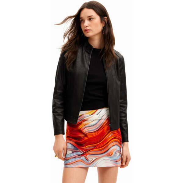 Desigual Kurtka biker slim 24SWEW122000