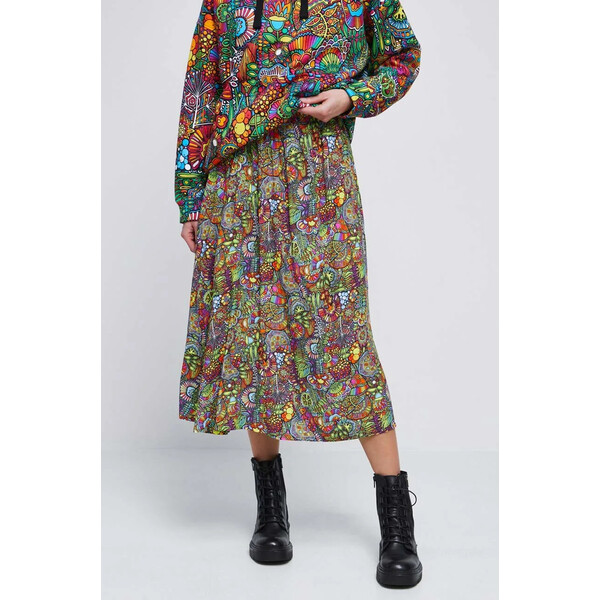 Spódnica damska z kolekcji WOŚP x Medicine kolor multicolor