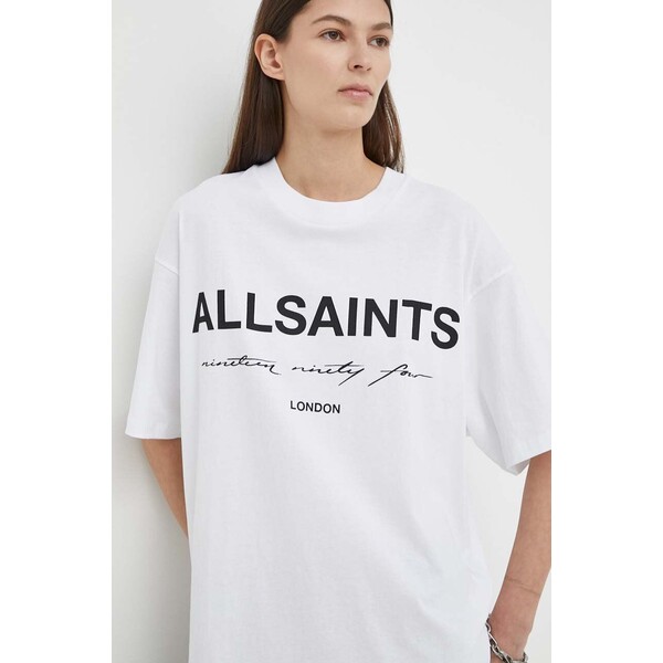 AllSaints t-shirt bawełniany HELIS CARLIE TEE WG508Z