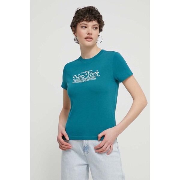 Tommy Jeans t-shirt bawełniany DW0DW17826