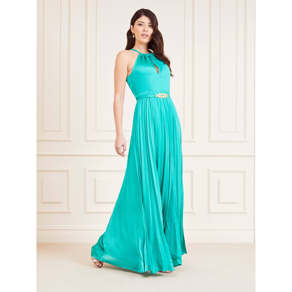 MARCIANO Długa sukienka Marciano empire z łańcuszkiem 4GGK147089A-A73D