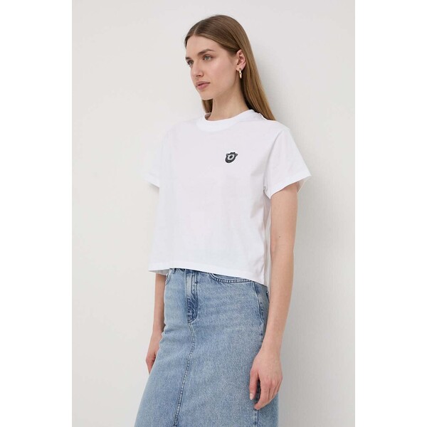 Karl Lagerfeld t-shirt bawełniany 241W1760