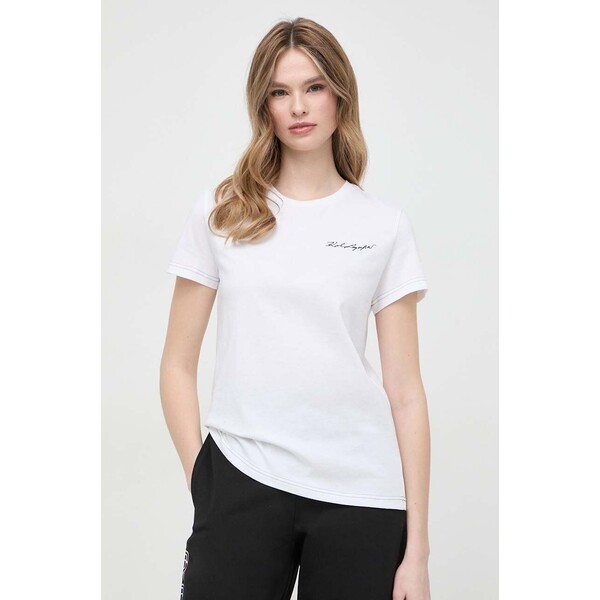Karl Lagerfeld t-shirt bawełniany 24UW1735