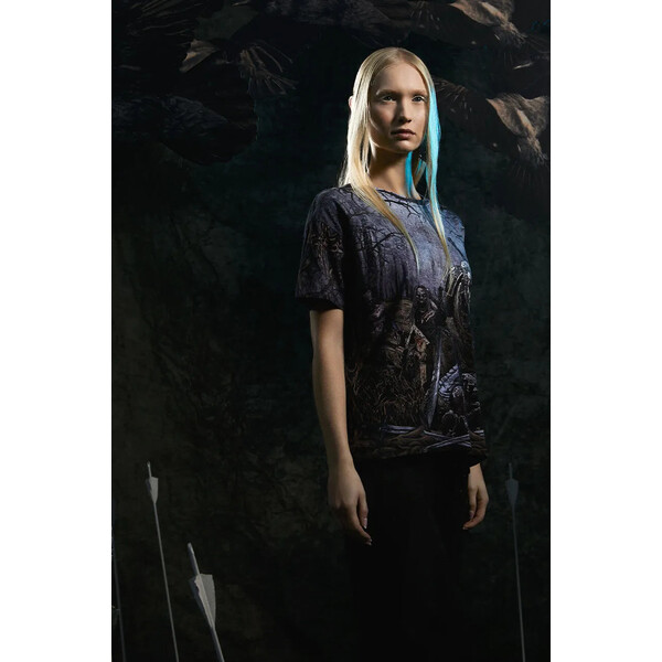T-shirt bawełniany damski z kolekcji The Witcher x Medicine kolor multicolor