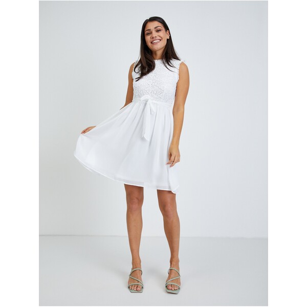 Orsay Biała sukienka damska 472091-001000