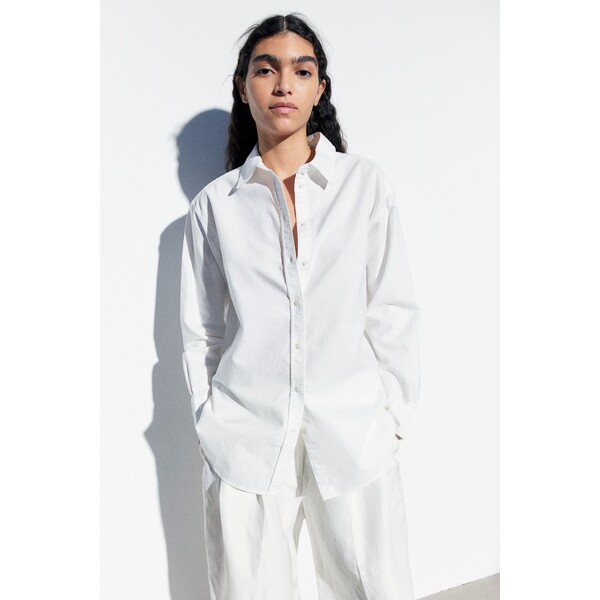 H&M Koszula oksfordzka - 0925212012 Biały