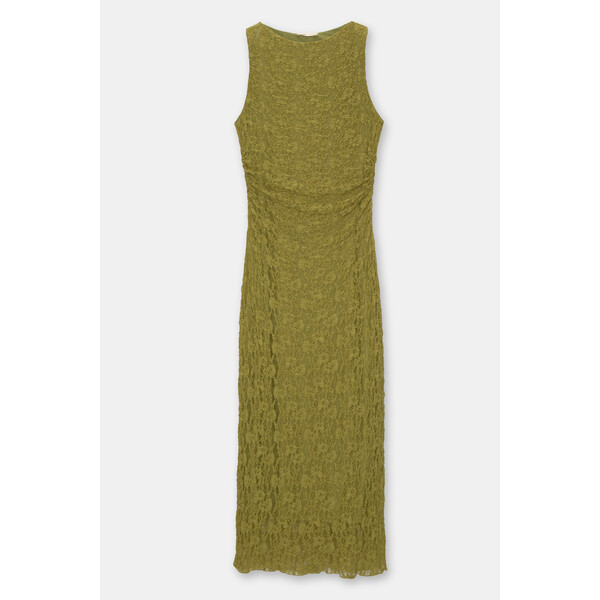 Pull&Bear Koronkowa sukienka średniej długości bez rękawów 3390/338