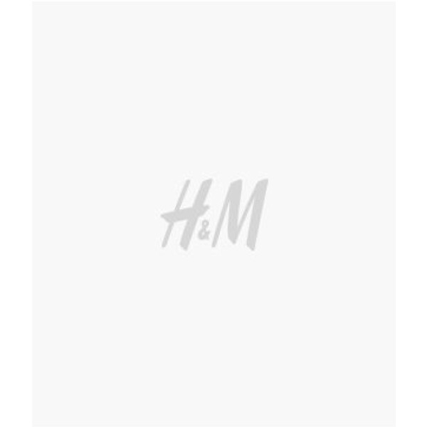 H&M Krótki top bez rękawów - 1049251001 Kremowy/Czarne paski