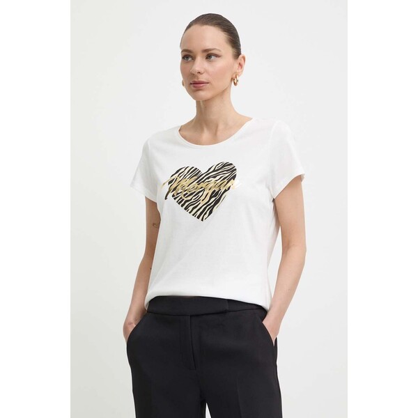 Morgan t-shirt DCUORE DCUORE.OFF.WHITE