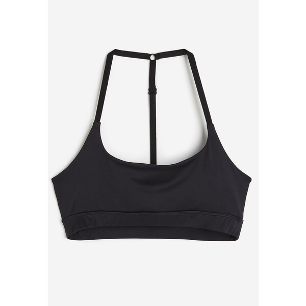 H&M Biustonosz sportowy DryMove™ Light Support - 1196462001 Czarny