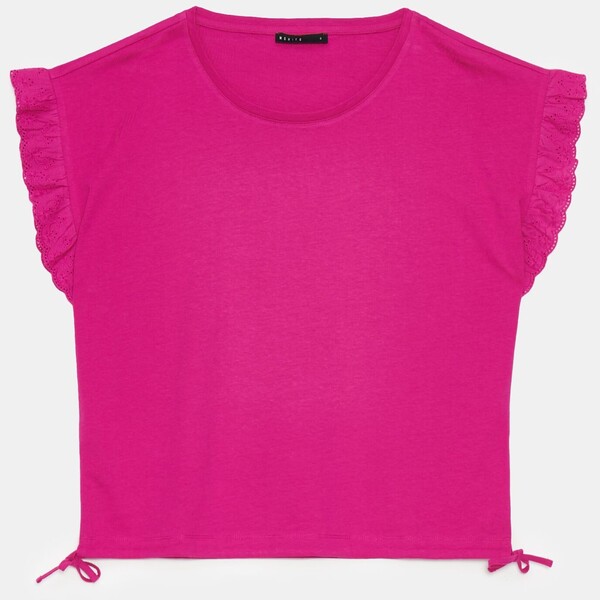 Mohito Bawełniany różowy t-shirt 450AI-42X
